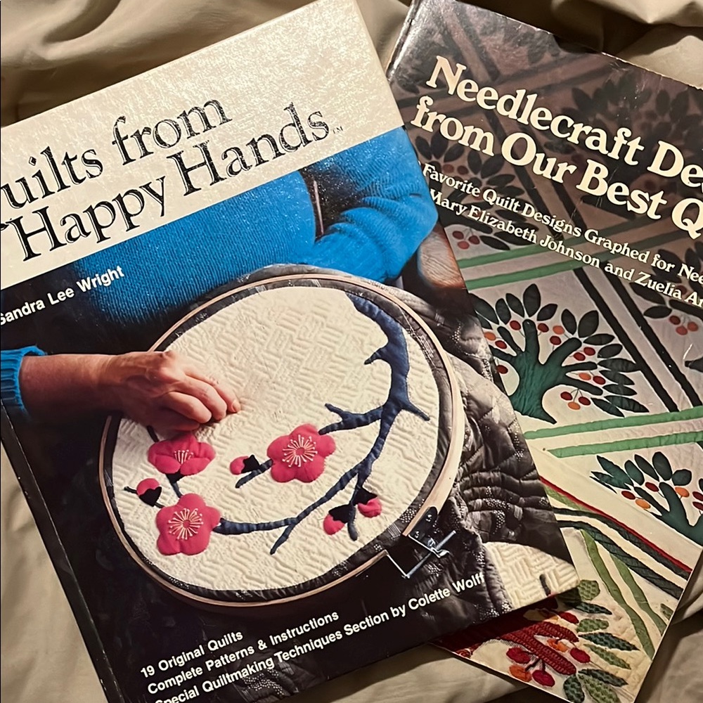 Vintage quilting books